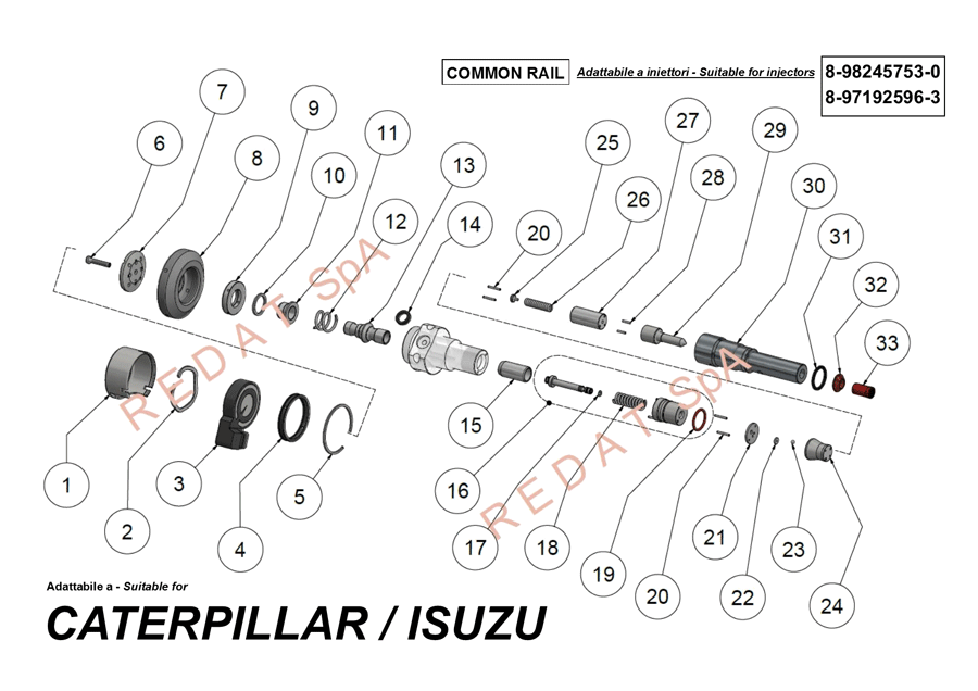 CATERPILLAR - ISUZU